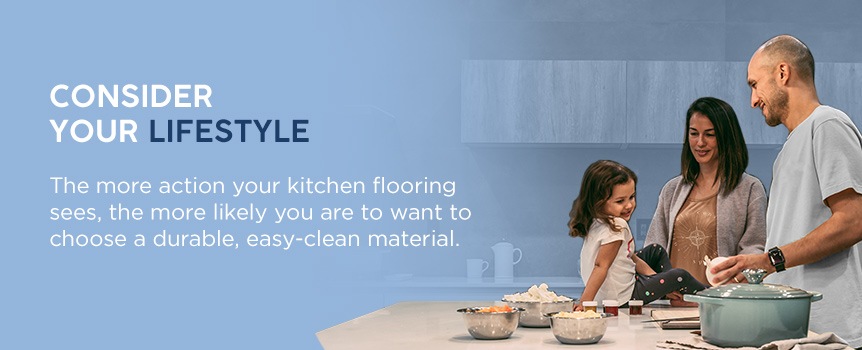 选择厨房地板时考虑你的生活方式