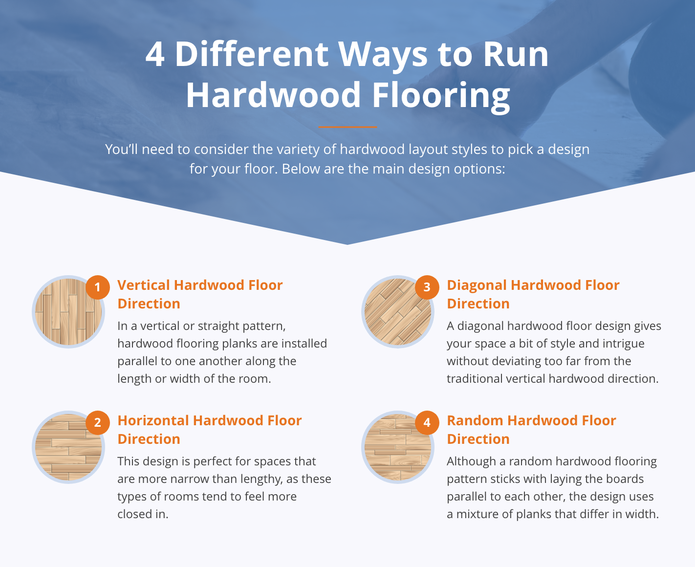 硬木地板的不同运行方式
